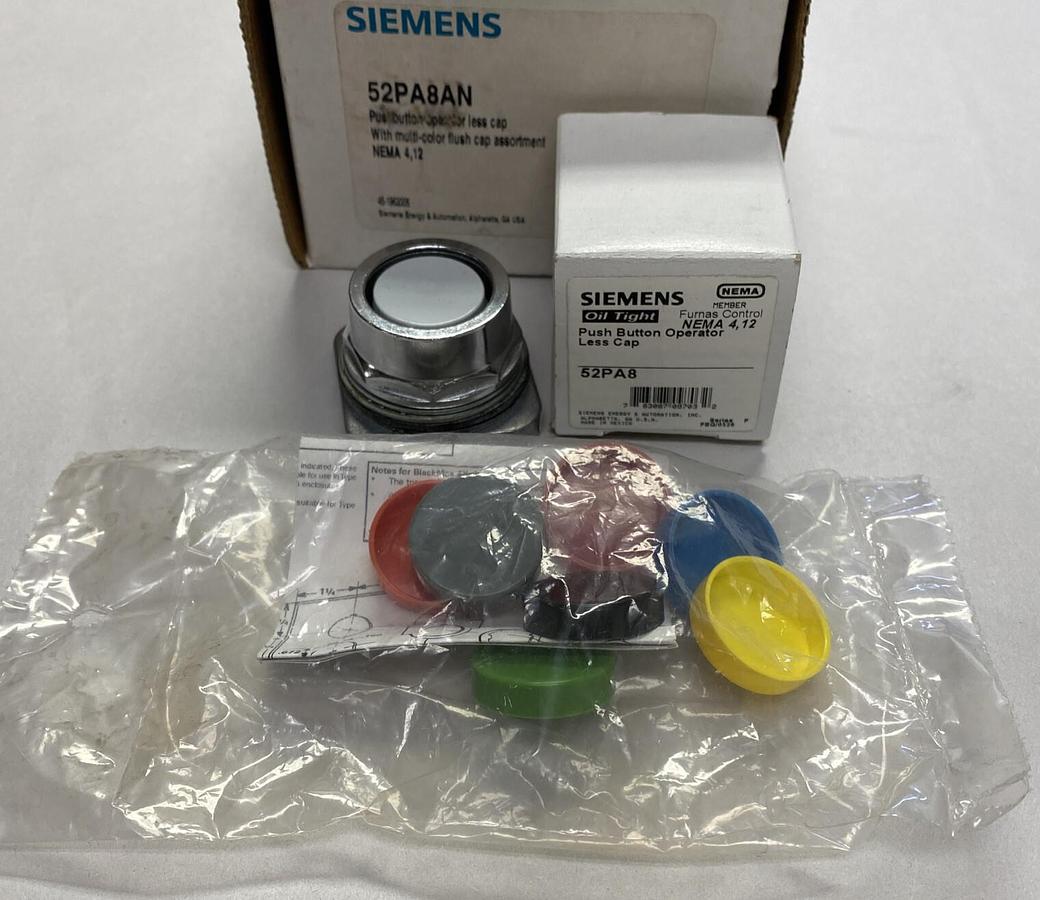 Used SIEMENS,52PA8AN,PUSHBUTTON NEW