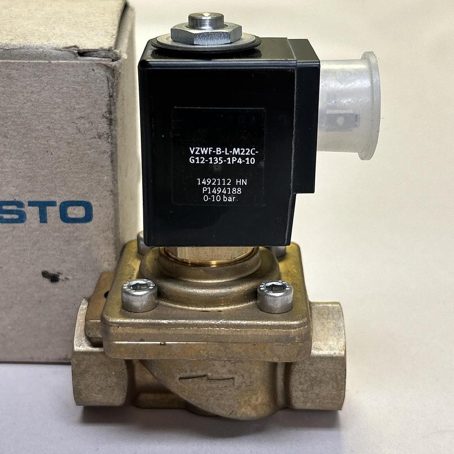 FESTO,VZWF-B-L-M22C-G12-125-1P4-10,SOLENOID VALVE NOS