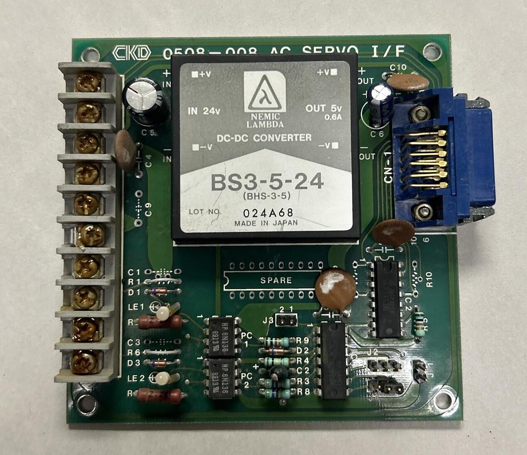 Used CKD,0508-008,AC SERVO I/F MODULE PC BOARD