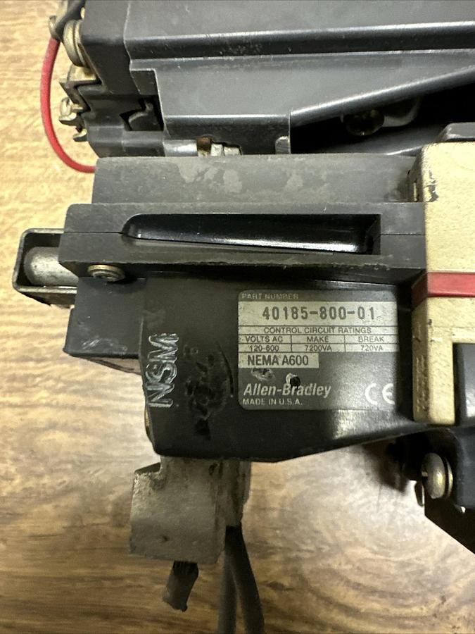 Used Allen Bradley,509-COD,Size 2 Starter