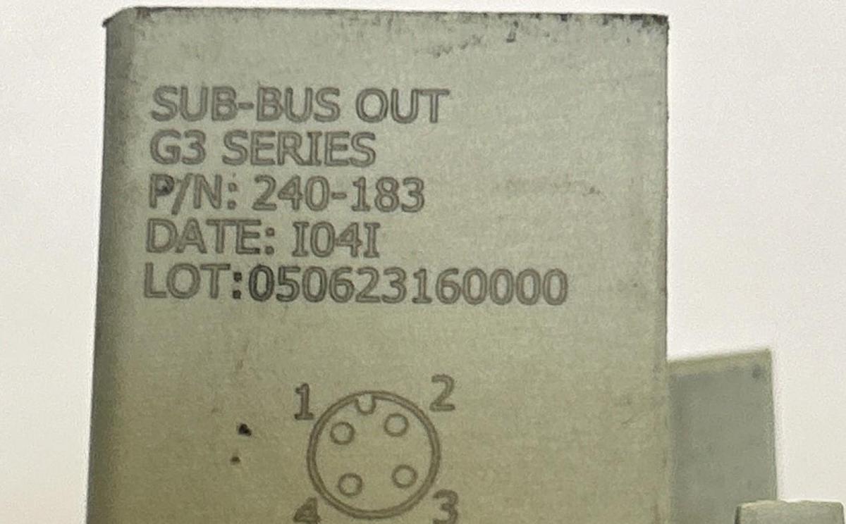 Used NUMATICS,240-183,SUB-BUS OUT MODULE