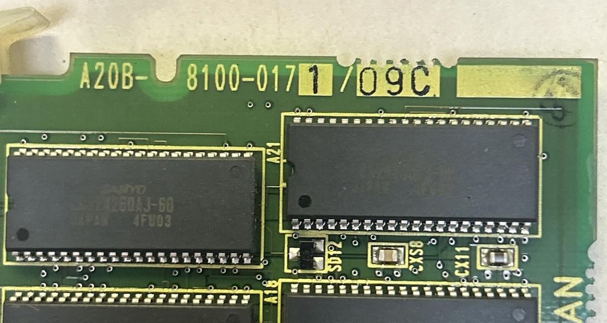 Used FANUC,A20B-8100-0171/09C,INTEGRATED CIRCUIT BOARD
