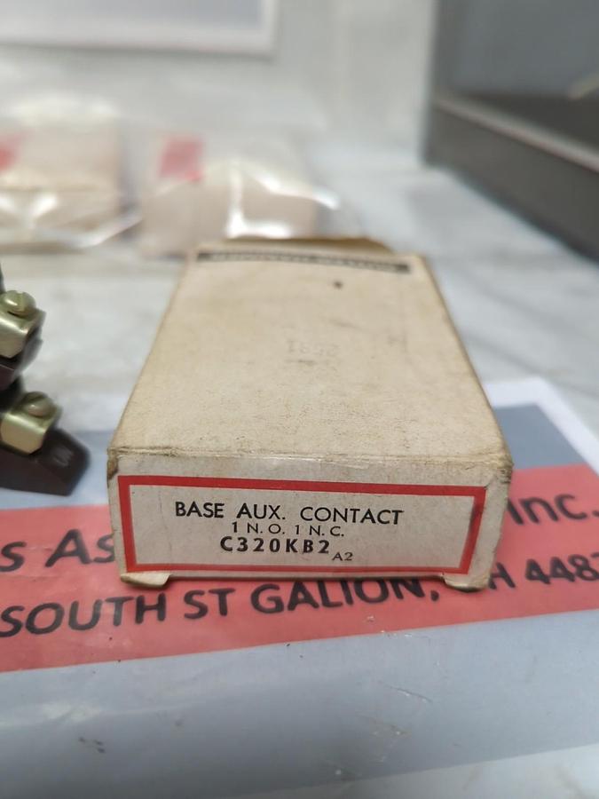 CUTLER HAMMER,C320KB2,AUXILIARY CONTACT LOT OF 4 NOS