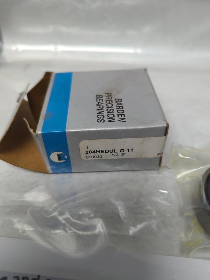 BARDEN,204HEDUL 0-11,ANGULAR CONTACT PRECISION BEARING  BOX OF 2 NOS