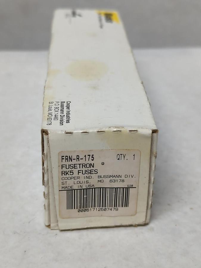 COOPER BUSSMANN,FRN-R-175,FUSETRON 175 AMP FUSE NEW