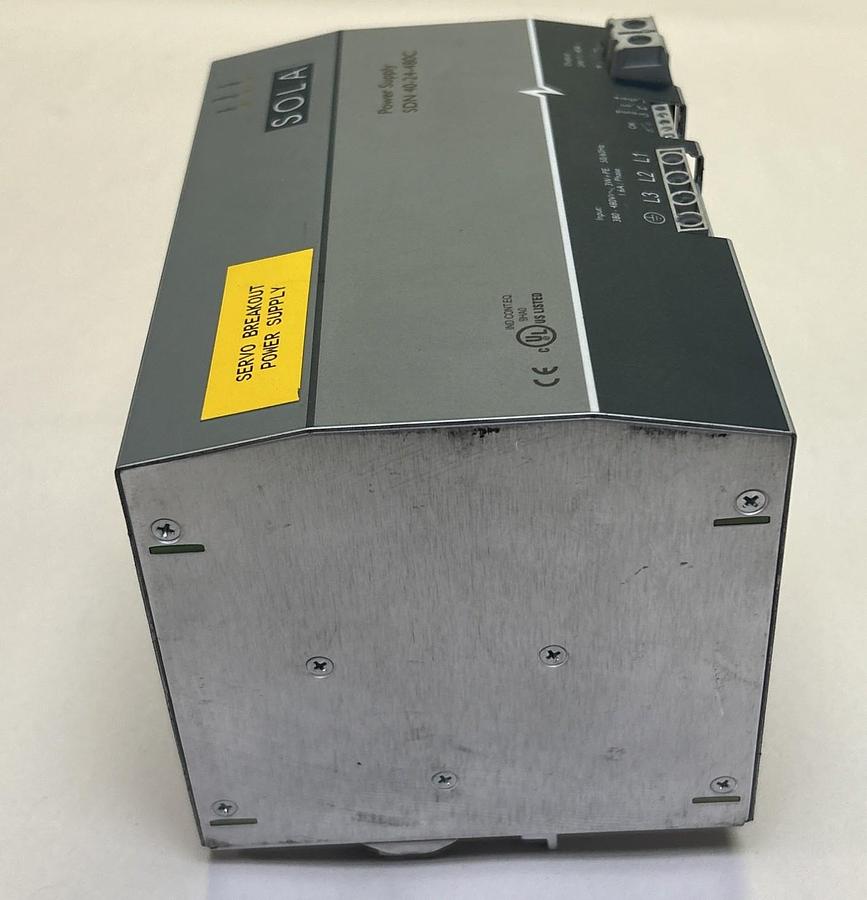 Used EMERSON SOLA,SDN-40-24-480C,POWER SUPPLY