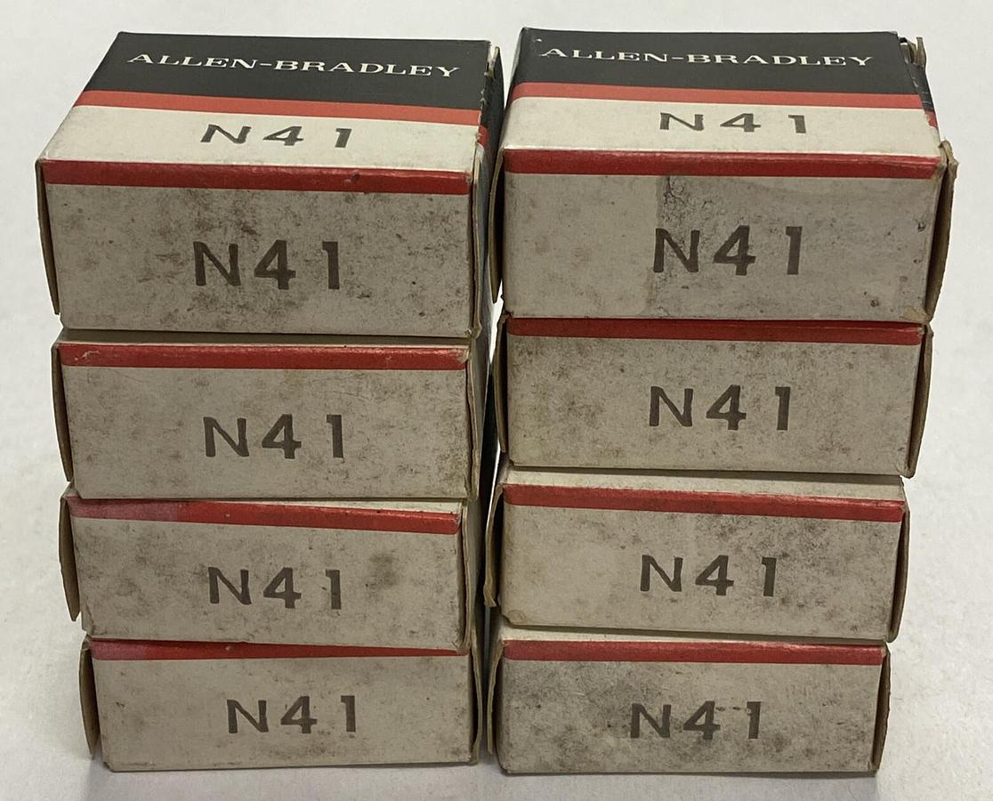ALLEN BRADLEY,N41,OVERLOAD RELAY HEATER ELEMENT LOT OF 8 NOS