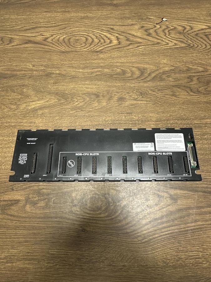 Used Ge Fanuc,IC693CHS391M,10 Slot Base EMI Enhanced