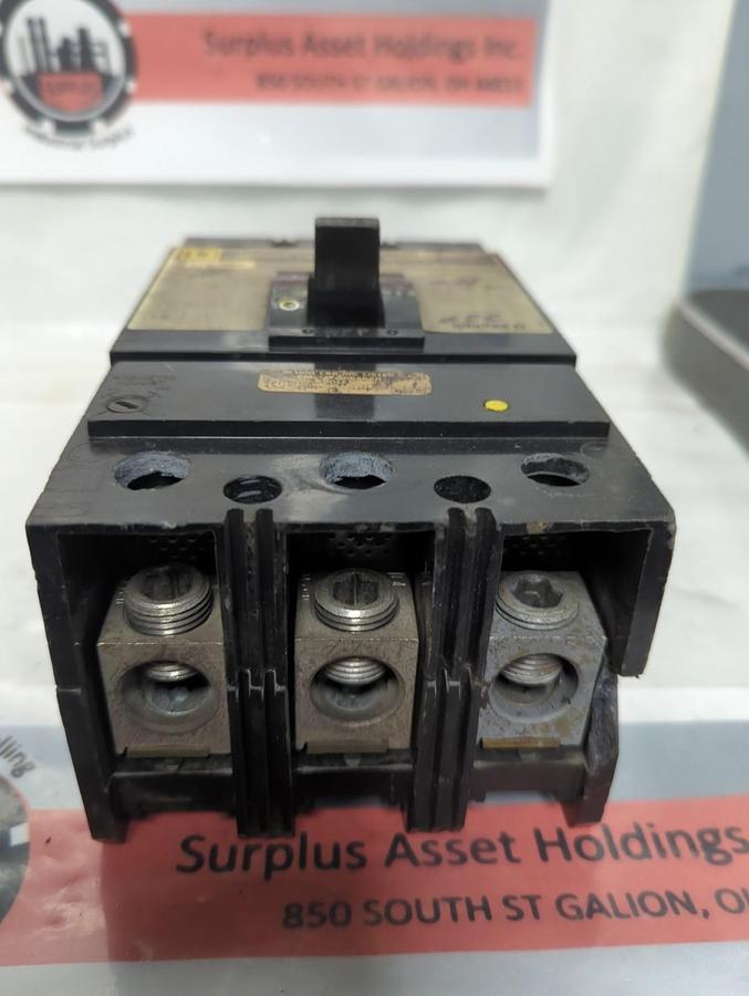 Used SQUARE D,KAL36175,CIRCUIT BREAKER 3-POLE 175 AMP PRE-OWNED