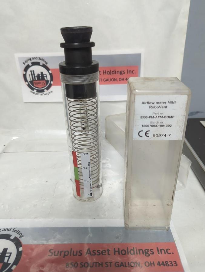 ROBOVENT,EXG-FM-AFM-COMP,AIRFLOW METER MINI 60974-7 NOS