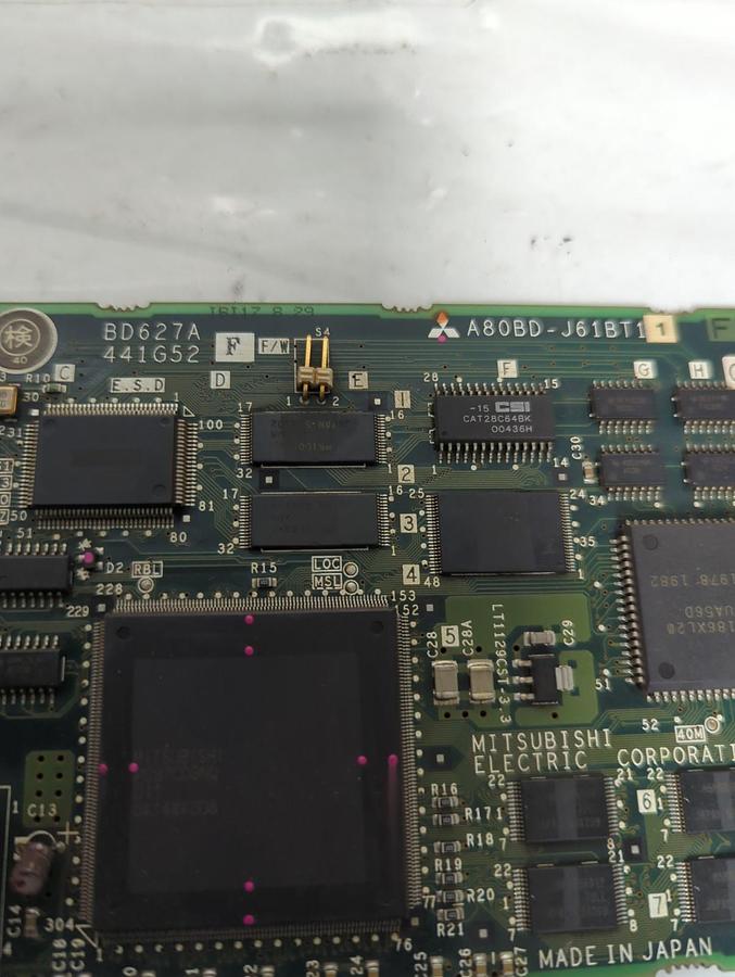 Used MITSUBISHI,A80BD-J61BT11,COMMUNICATION BOARD PRE-OWNED