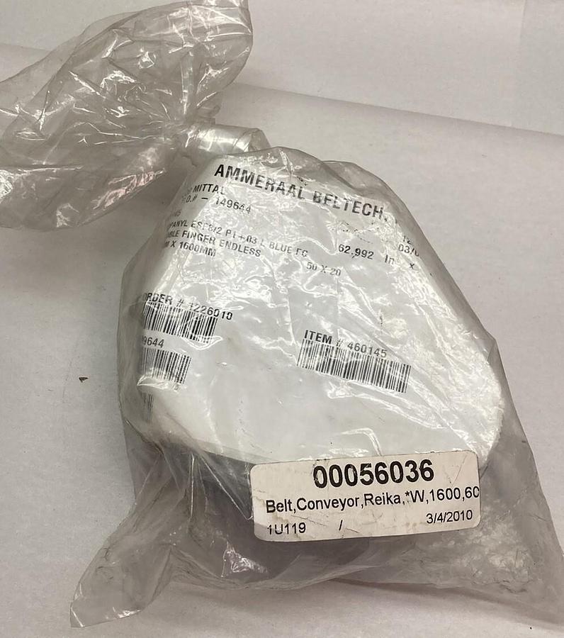 Used Sparks,*W,1600,6C,Conveyor Belt