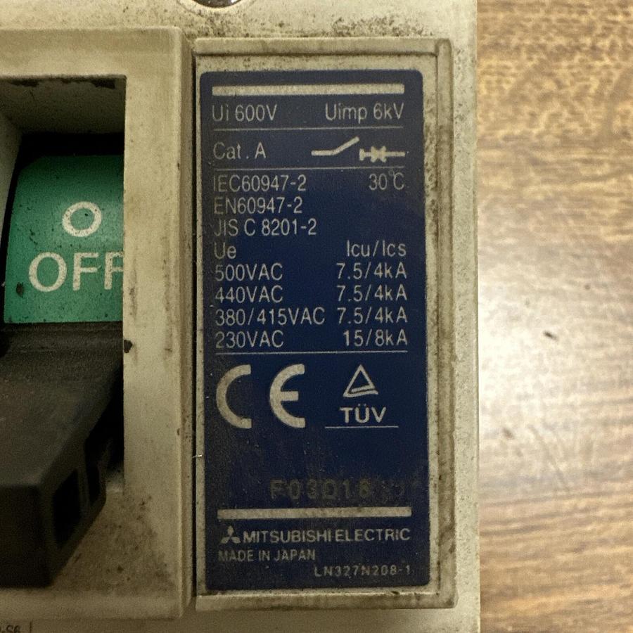 Used MItsubishi,NF50-SWU,40 Amp Circuit Breaker