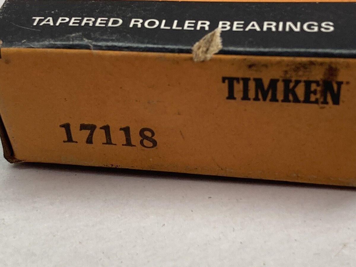 Timken,17118,Tapered Roller Bearing