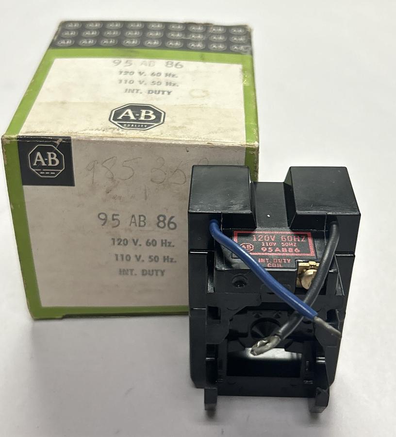 Used ALLEN BRADLEY,95AB86,COIL 110/120V NEW