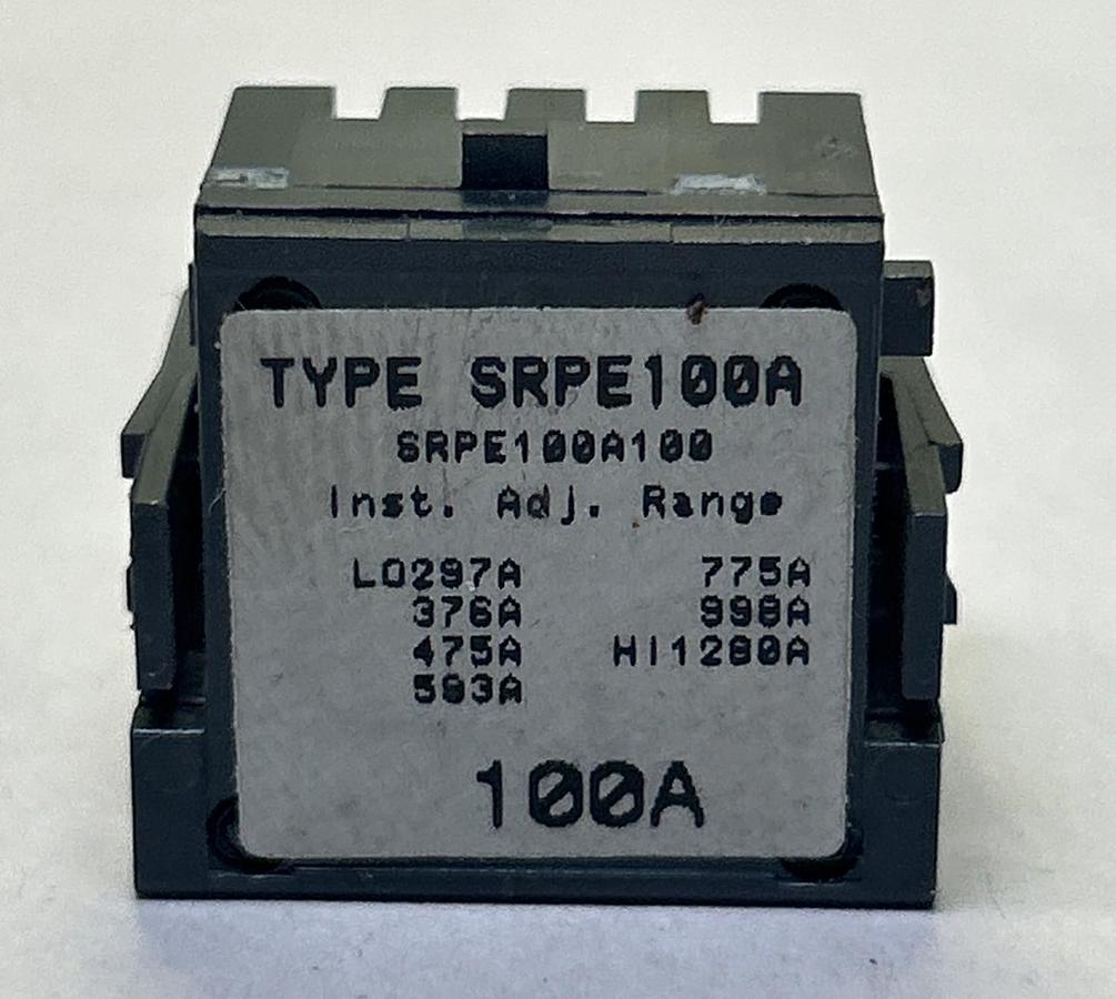 Used GENERAL ELECTRIC,SRPE100A100,RATING PLUG 100A