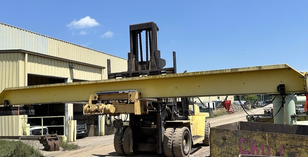 Used 7.5 Ton Detroit Overhead Crane Hoist w/32' 8" Beam