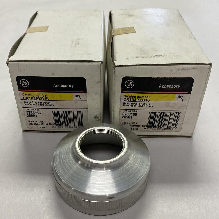 GENERAL ELECTRIC,CR104PXG15,MUSHROOM HEAD GUARD RING LOT OF 2 NEW