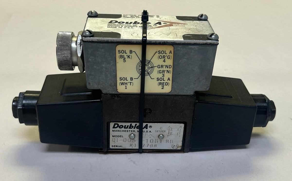 Used DOUBLE A,QF-005-C-10B1-BH,HYDRAULIC VALVE