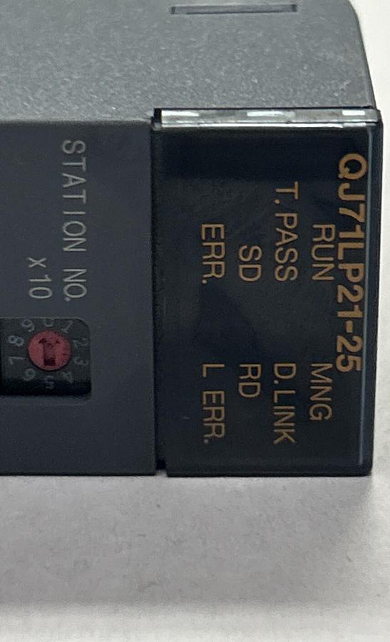 Used MITSUBISHI,QJ71LP21-25,PROGRAMMABLE CONTROLLER
