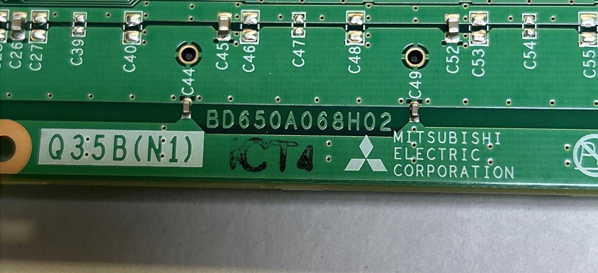 Used MITSUBISHI ELECTRIC,BD650A068H02,CIRCUIT BOARD