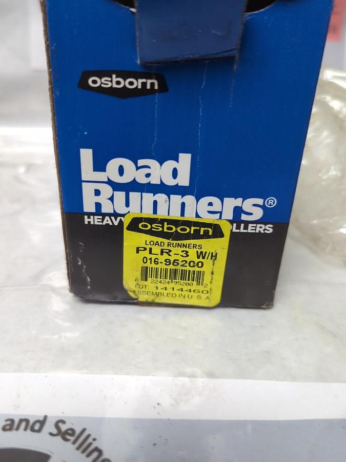 OSBORN,PLR-3,LOAD RUNNER/CAM FOLLOWER HEAVY DUTY IDLER ROLLER 3 INCH NOS