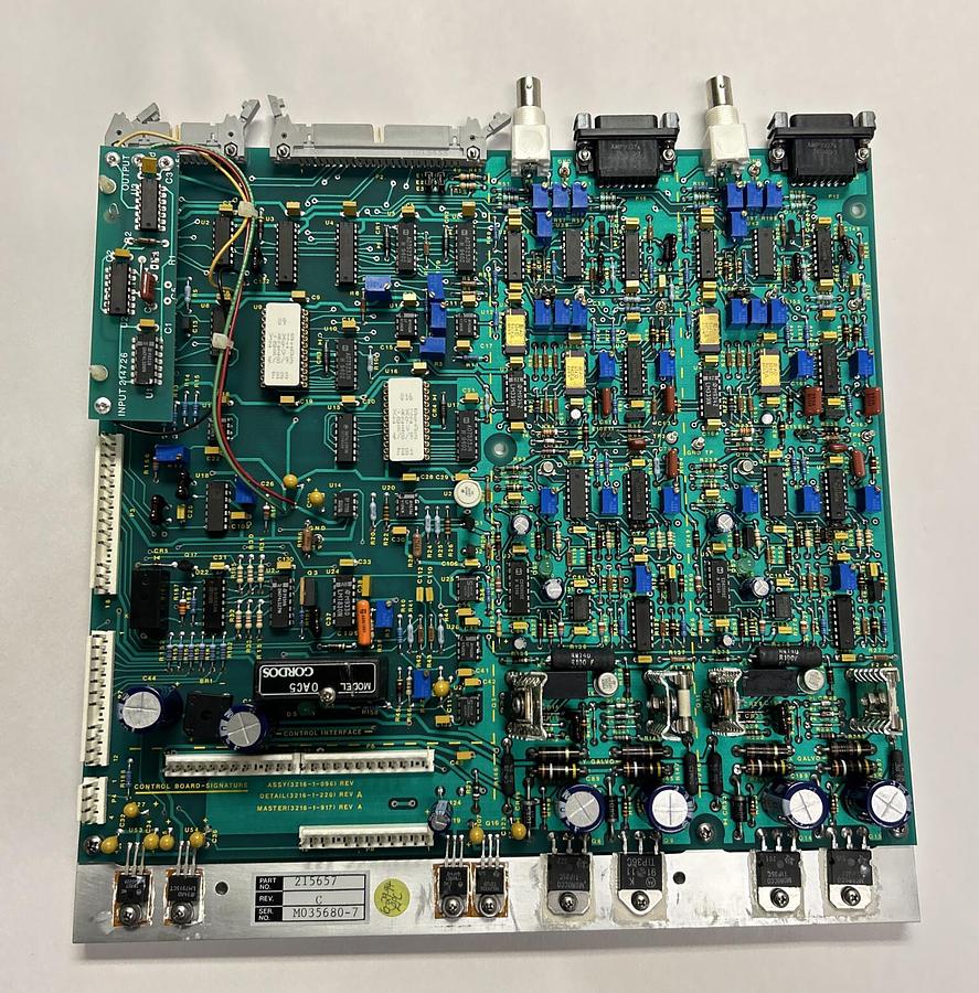 Used CONTROL LASER CORP,215657,REV C MARKING LASER CONTROL BOARD