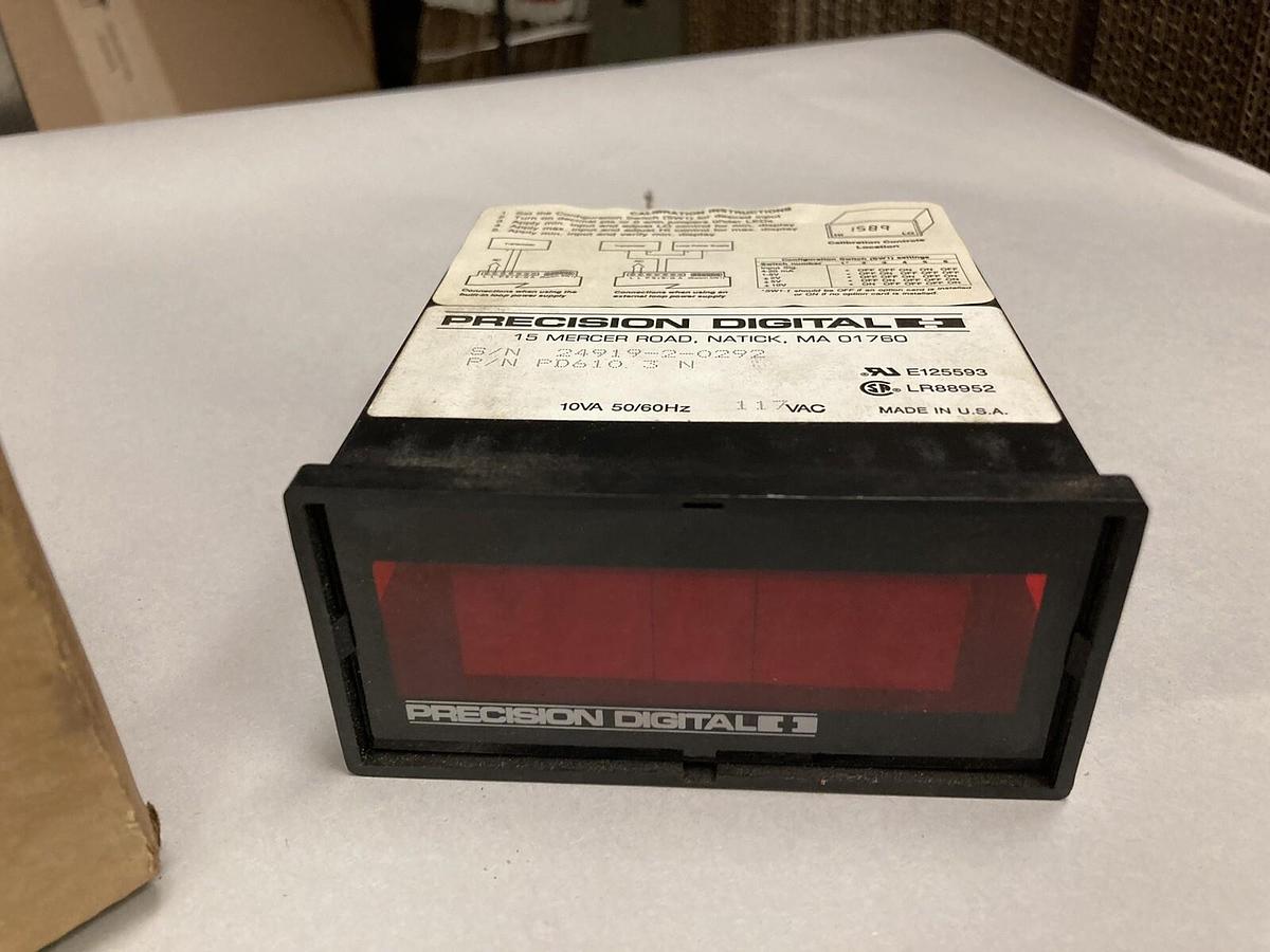 Used Precision Digital,PD610-3-N,Digital Panel Meter