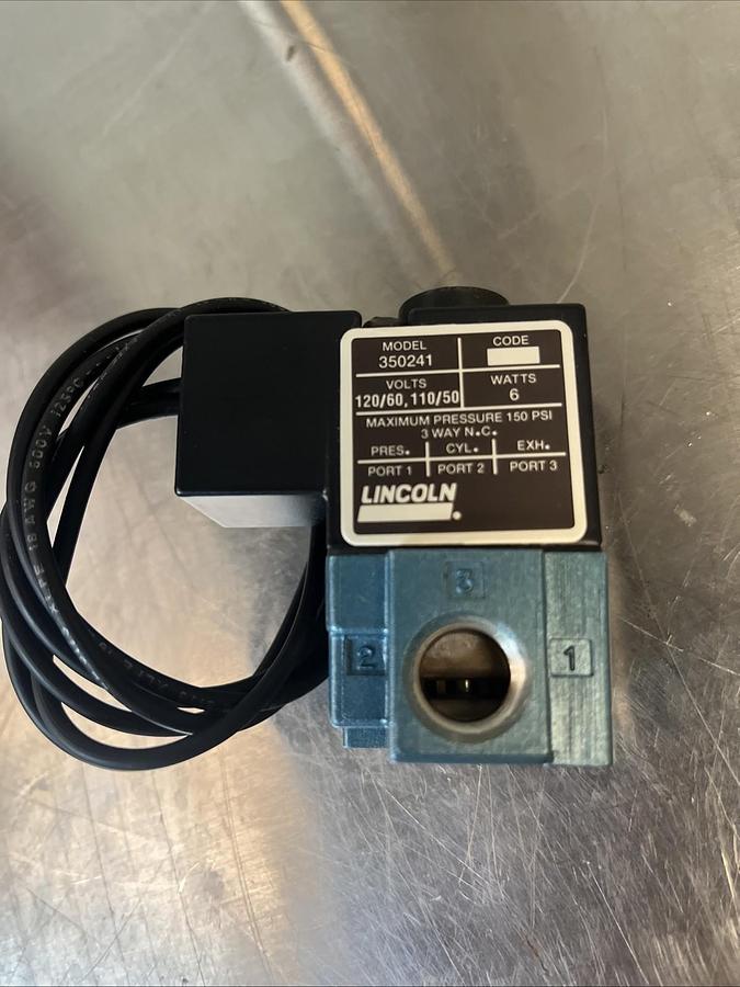 LINCOLN,350241,SOLENOID VALVE 110/120V