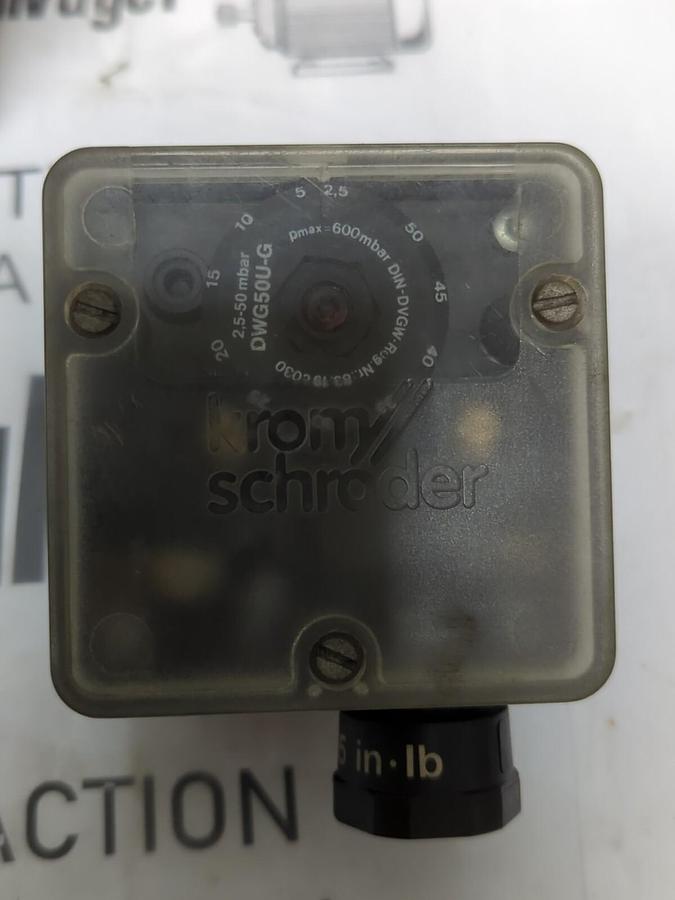 KROM SCHRODER,DWG50U-G,PRESSURE SWITCH LOT OF 2 NOS