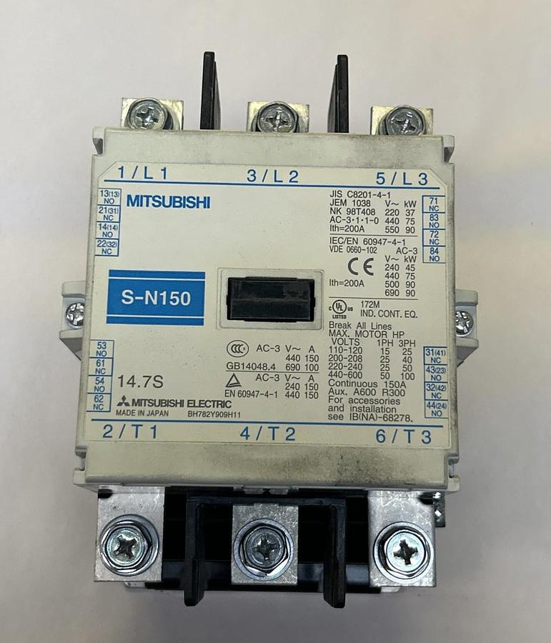 Used MITSUBISHI,S-N150,AC CONTACTOR