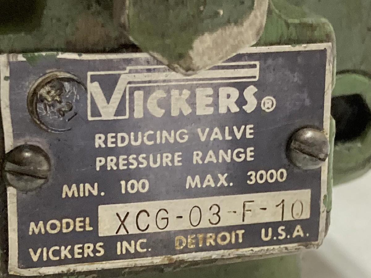 Used Vickers,XCG-03-F-10,Pressure Control Reducing Valve