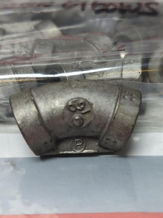 UNBRANDED,1/8-316,ELBOW FITTING 45° 1/8 INCH NPT LOT OF 23 NOS