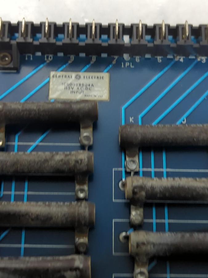 Used GENERAL ELECTRIC,IC00YB804A,115V AC DC INPUT CIRCUIT BOARD PRE-OWNED