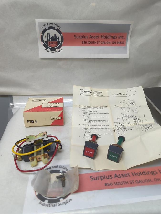 CLARK,KTM-4,PUSHBUTTON START/STOP ASSEMBLY NOS