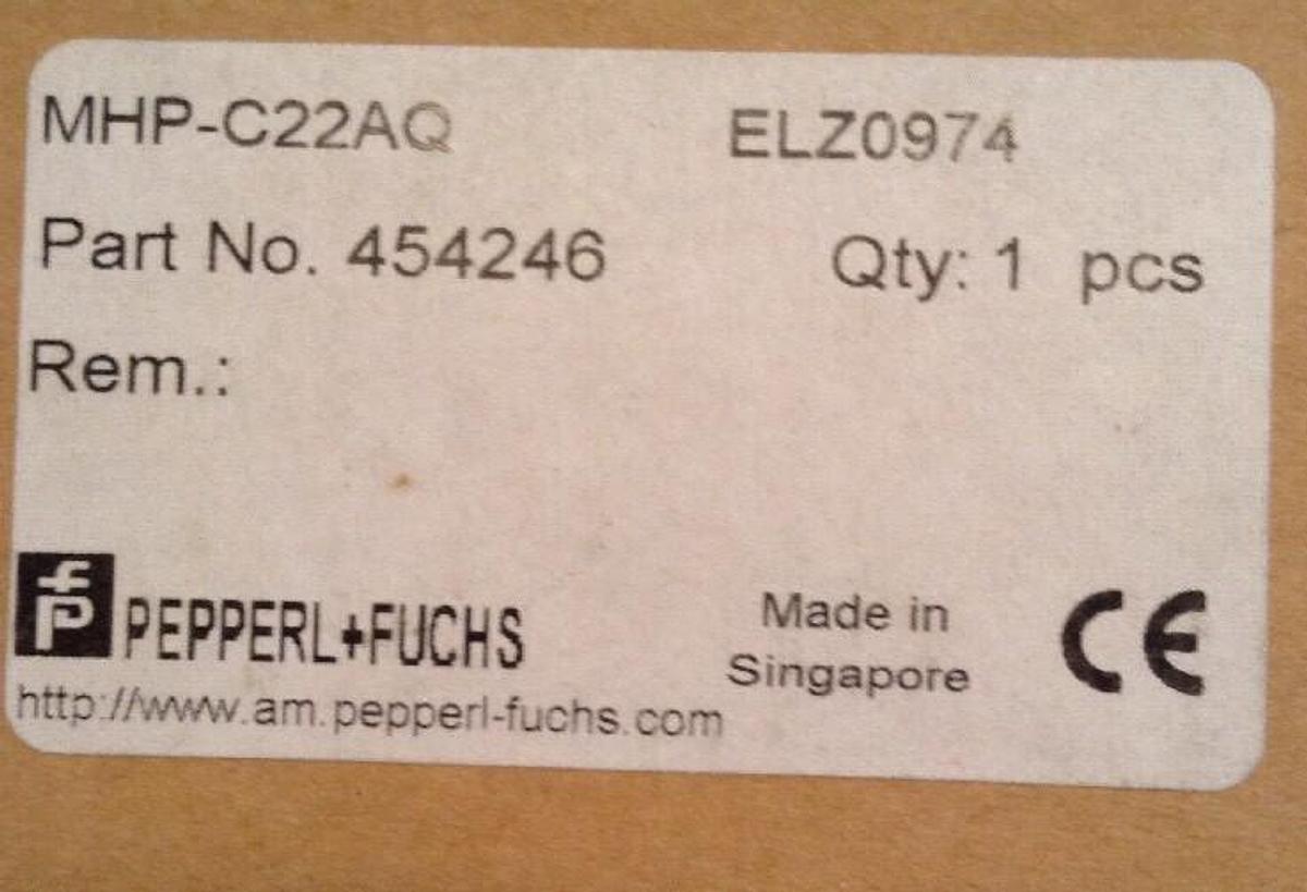 PepperL+Fuchs,454246, MHP-C22AQPhotoelectric Sensor
