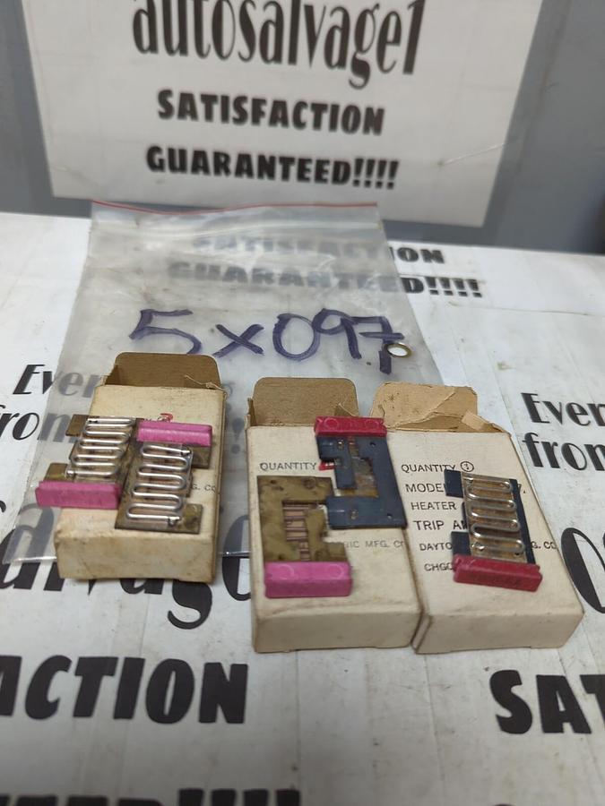 DAYTON ELECTRIC,5X097,HEATER COIL TRIP AMP 6.0 LOT OF 5 NOS