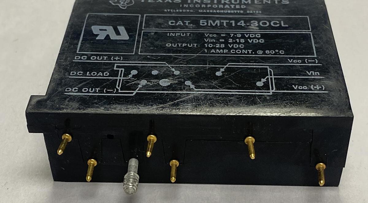 Texas Instruments,5MT14-30CL,Output Module 10-28VDC NOS