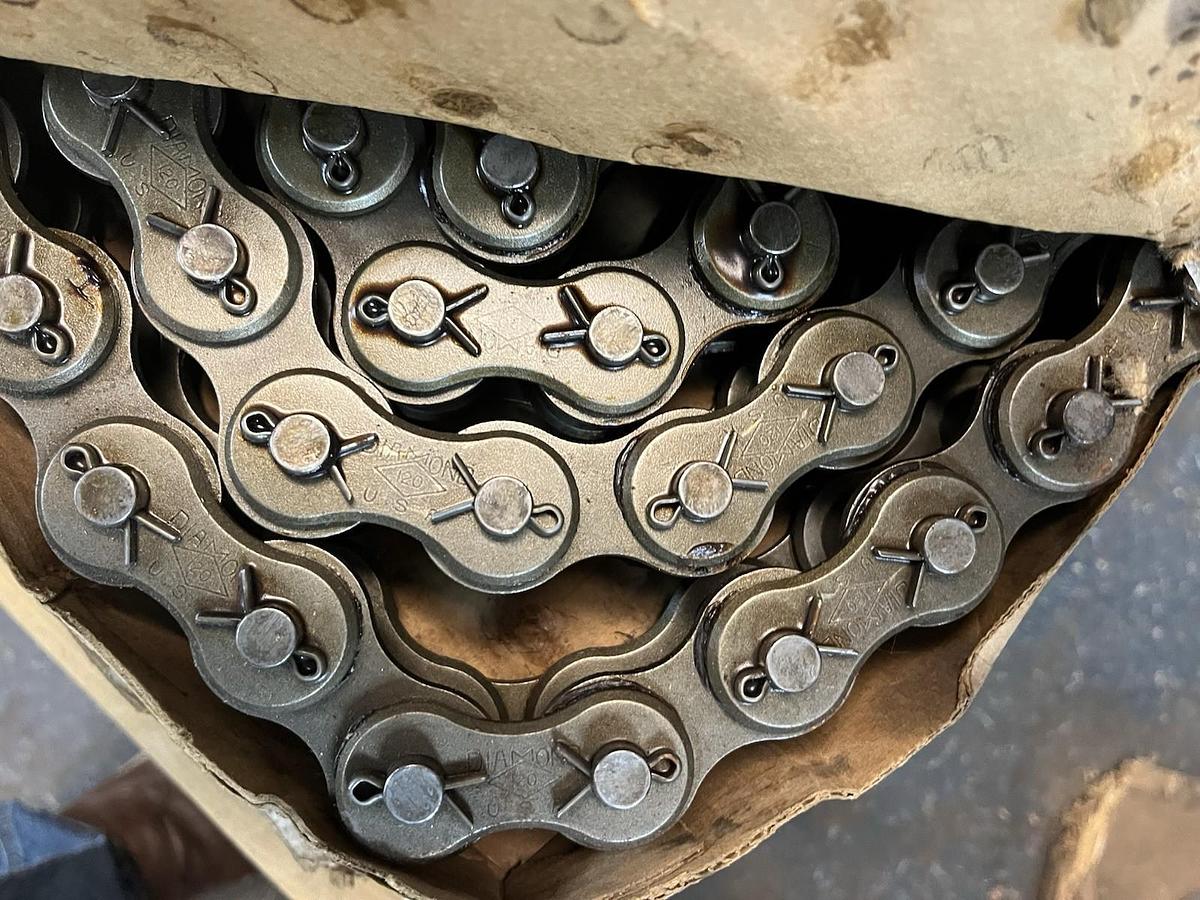 DIAMOND,X-3172-010,120 COTTER ROLLER CHAIN 10FT