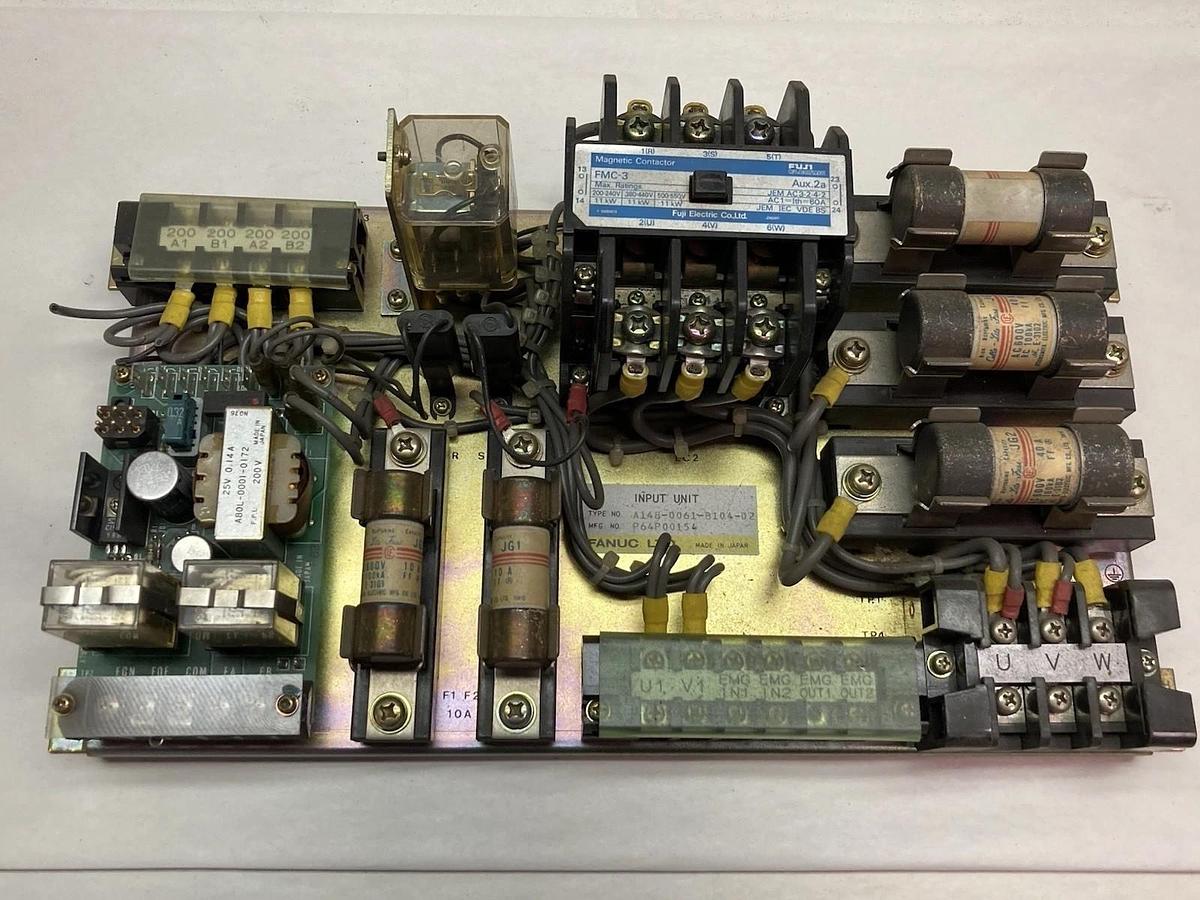 Used Fanuc,A14B-0061-B104-02,Power Input Unit