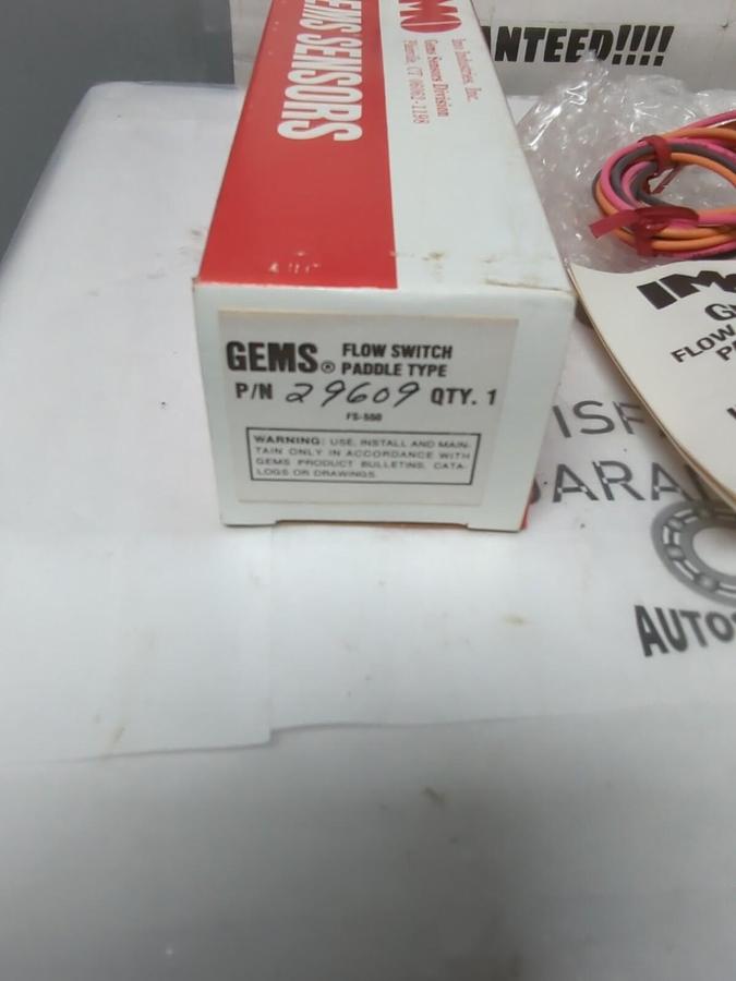 GEMS,29609,FLOW SWITCH PADDLE TYPE 20 VA 50 TO 240 VAC
