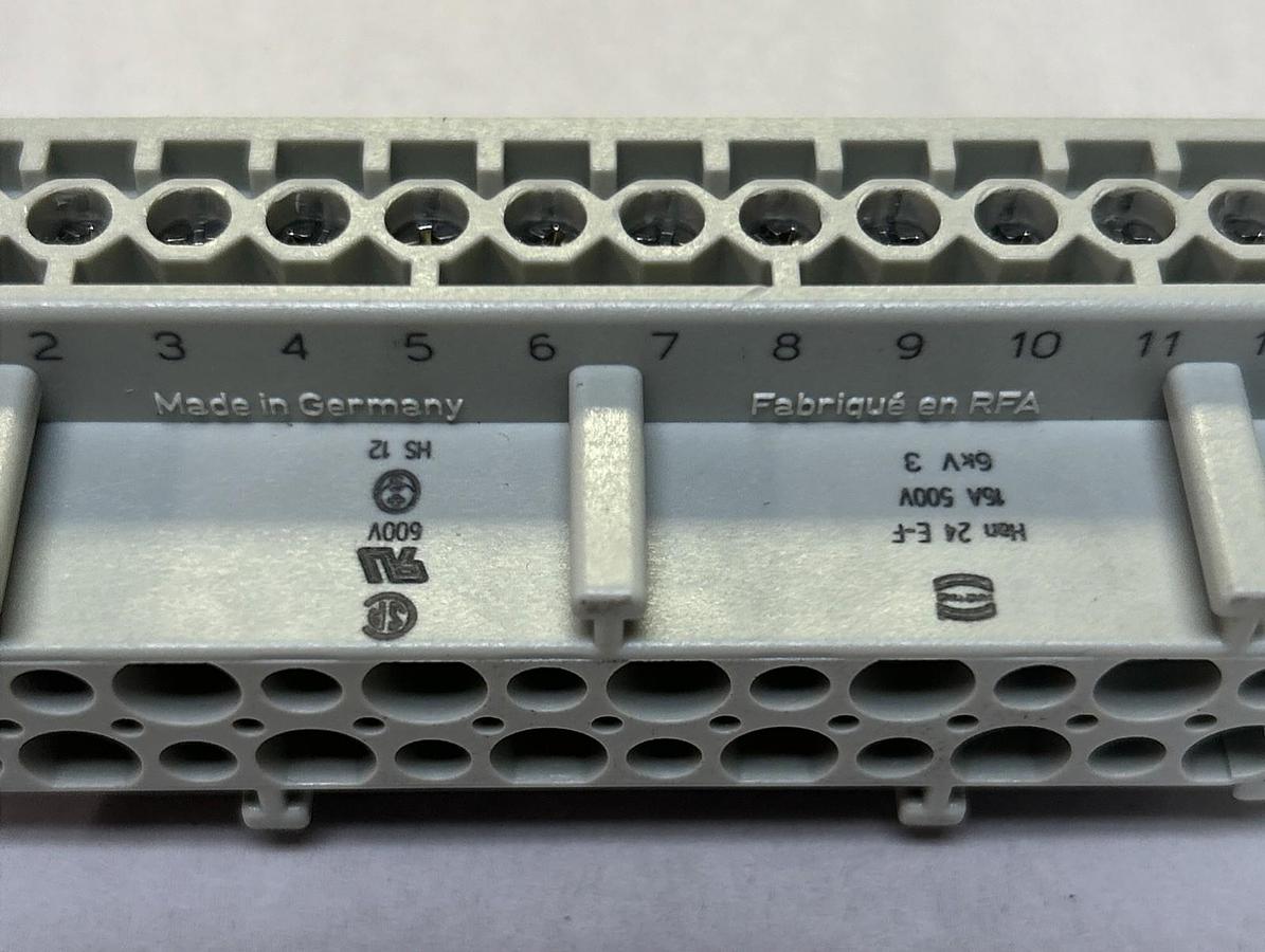 HARTING,09330242701,HEAVY DUTY CONNECTOR INSERT NOS