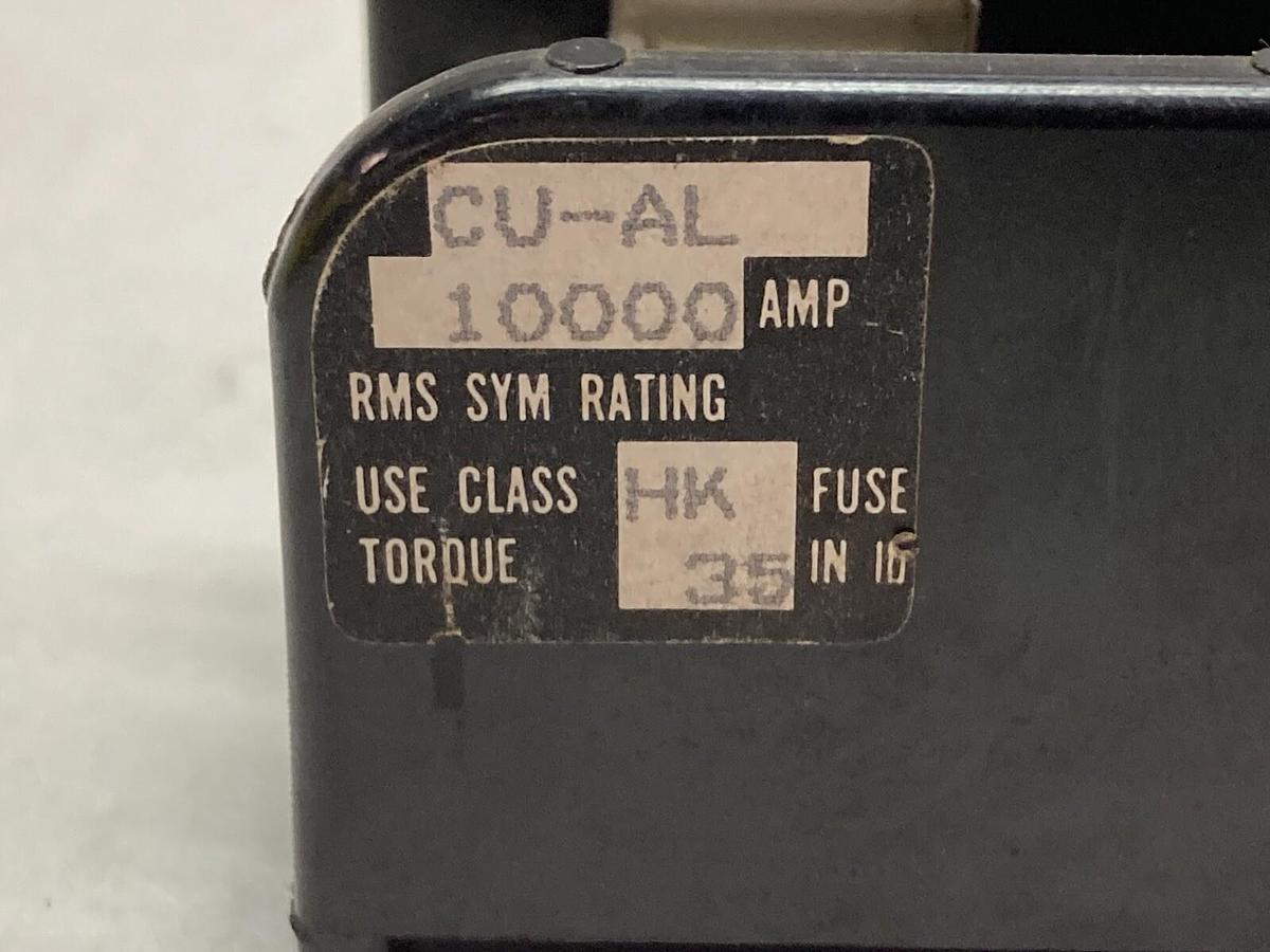 Used Gould,60301 CU-AL,Fuse Holder 600V 30A