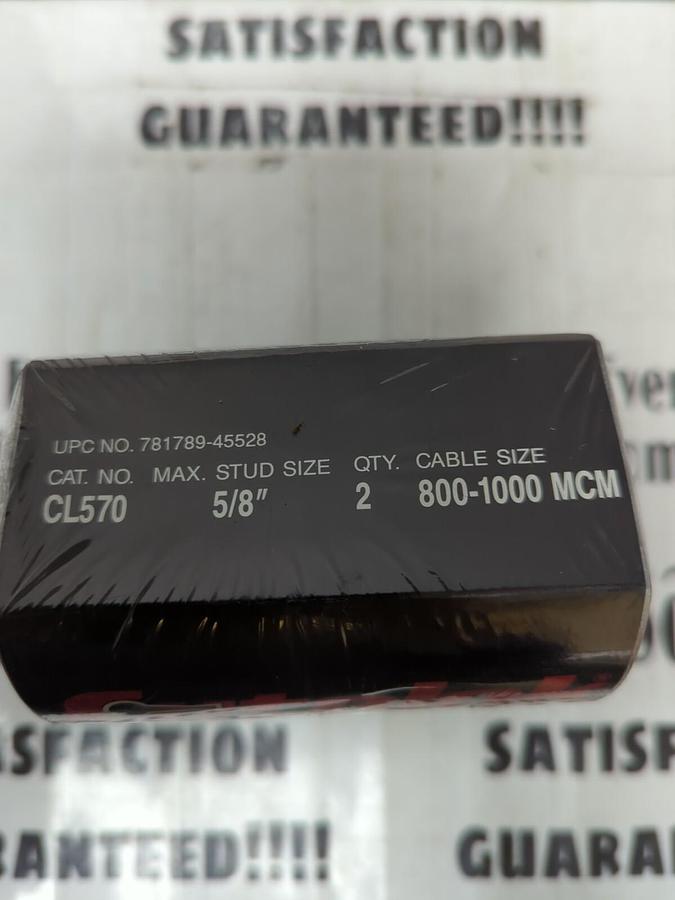 CYTOLOK,CL570,5/8 INCH CABLE CONNECTORS  2 PK CABLE SIZE 800-1000 MCM NEW