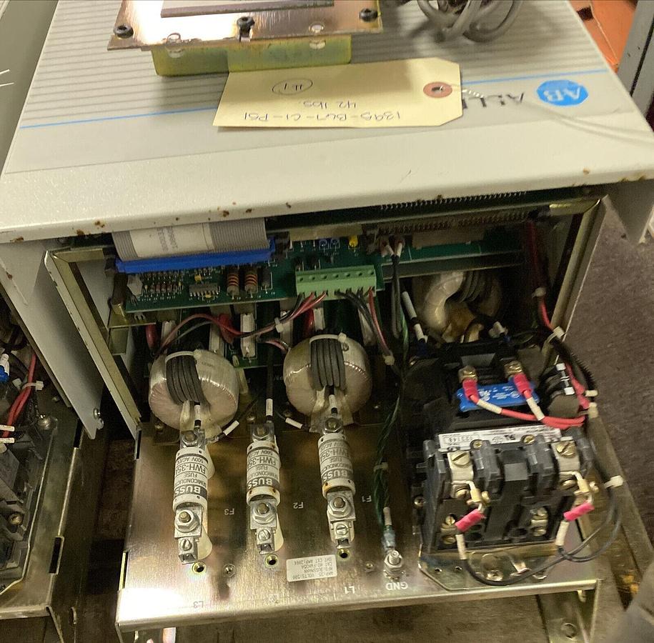 Used ALLEN BRADLEY,1395-B67-C1-P51,DC DRIVE 460 VAC INPUT 500 VDC OUTPUT 10 HP