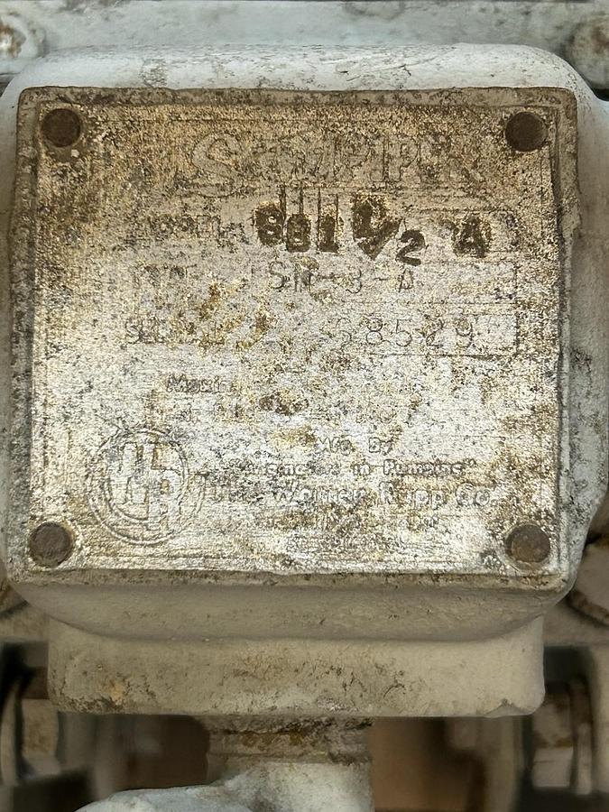 Used WARREN RUPP,SN-3-A,SANDPIPER AIR OPERATED DOUBLE DIAPHRAGM PUMP