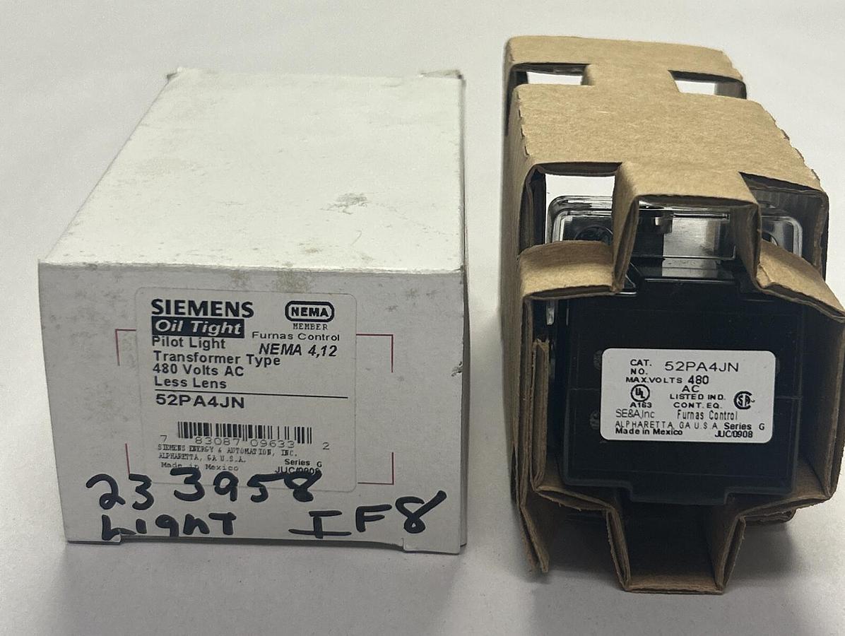 Used SIEMENS,52PA4JN,PILOT LIGHT NEW