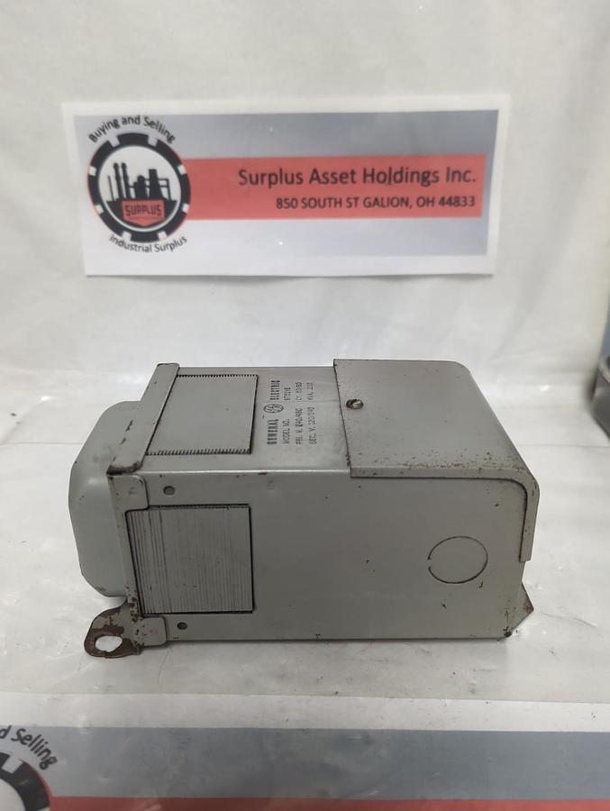 Used GENERAL ELECTRIC,9T51Y6,TRANSFORMER PRI-240/480V 50/60CY SEC 120/240V KVA .200
