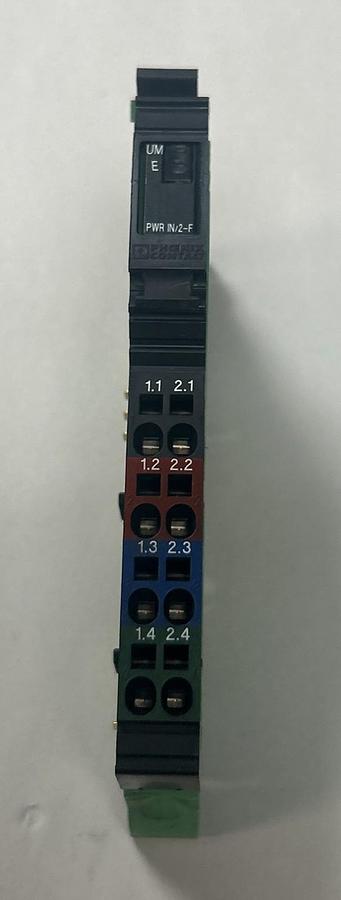 Used PHOENIX CONTACT,IB-IL-24-PWR-IN/2-F,TERMINAL BLOCK