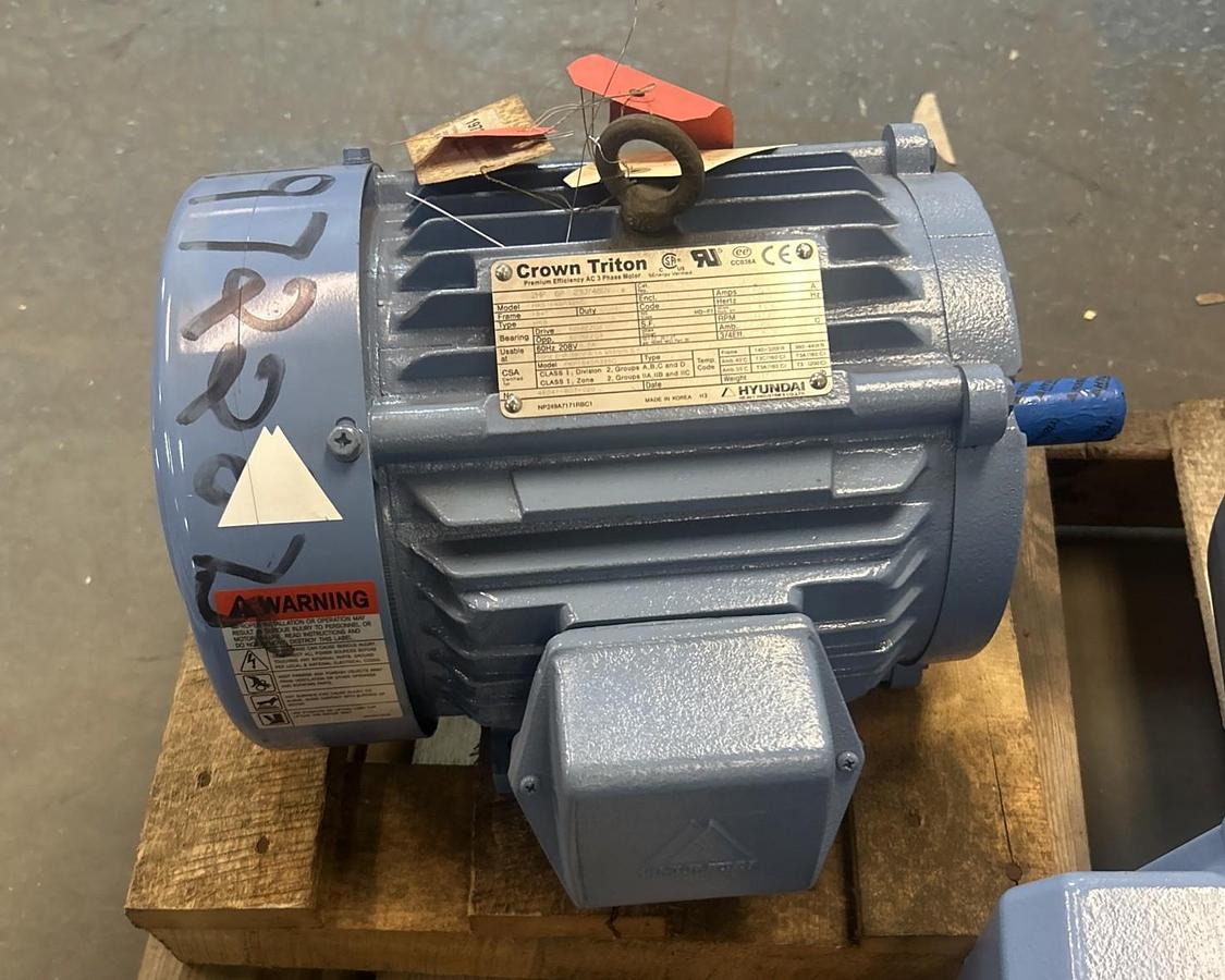 CROWN TRITON,HKS184SR335C,MOTOR 2HP 1155RPM 230/460V 184T FRAME NOS